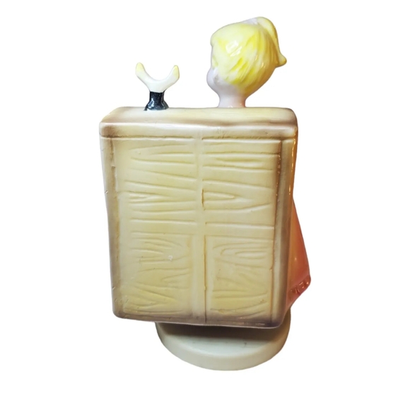 Vintage girl and piano wind up music box - Picture 2 of 4